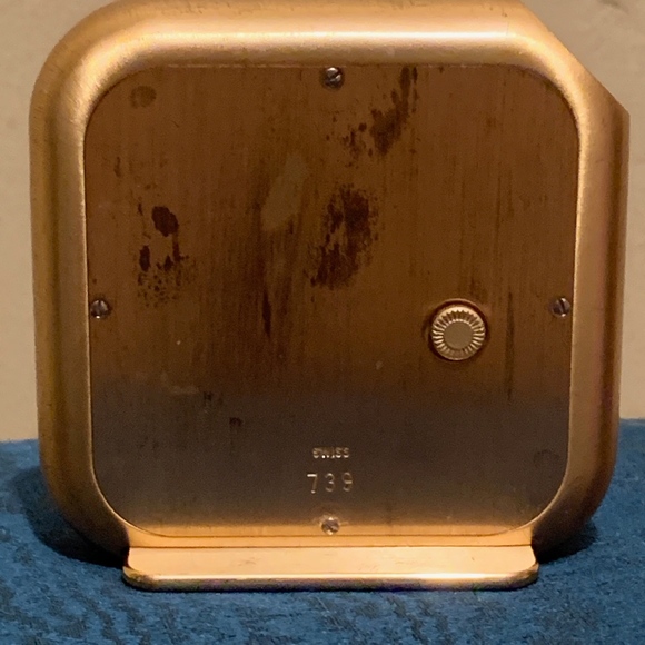 Gucci Desk Clock, Gold - Picture 2 of 2